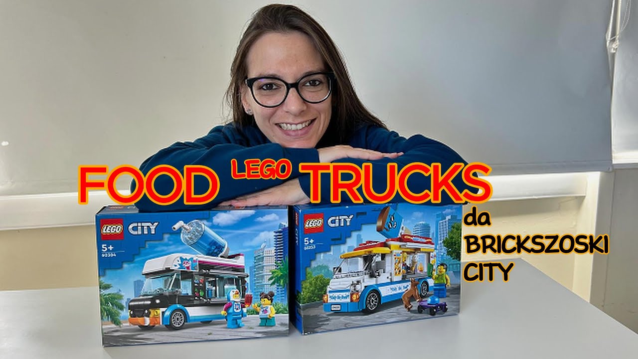 🎬 00012: LEGO Food Trucks 🚚🍦🥤 (Unboxing 60253 e 60384)