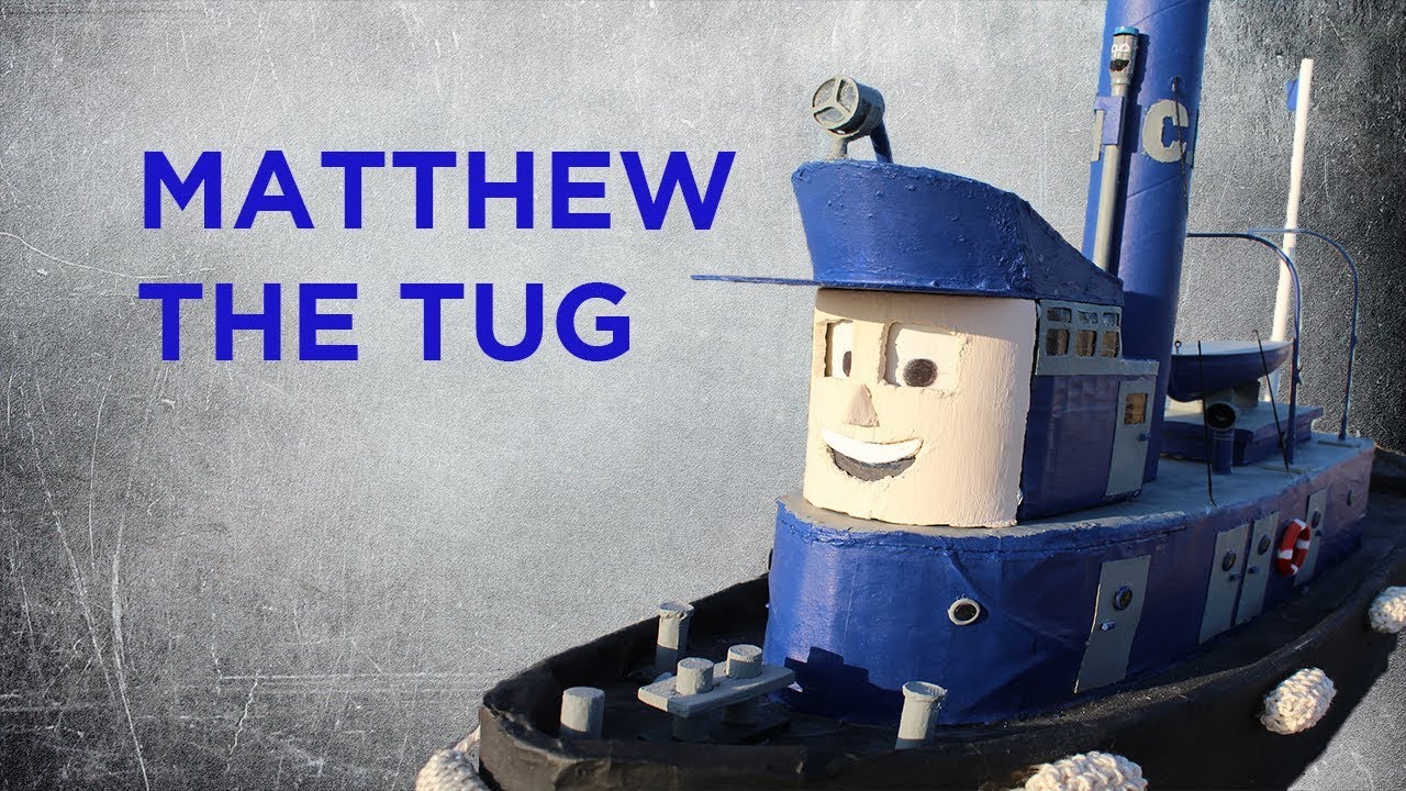Custom character. Matthew the TUG boat. NEW SERIES COMING.