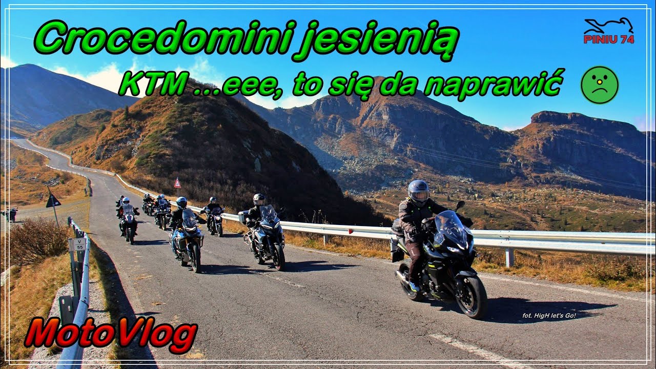 Crocedomini jesienią | KTM z awarią | Kawasaki Vulcan 650 na szutrach | MotoVlog