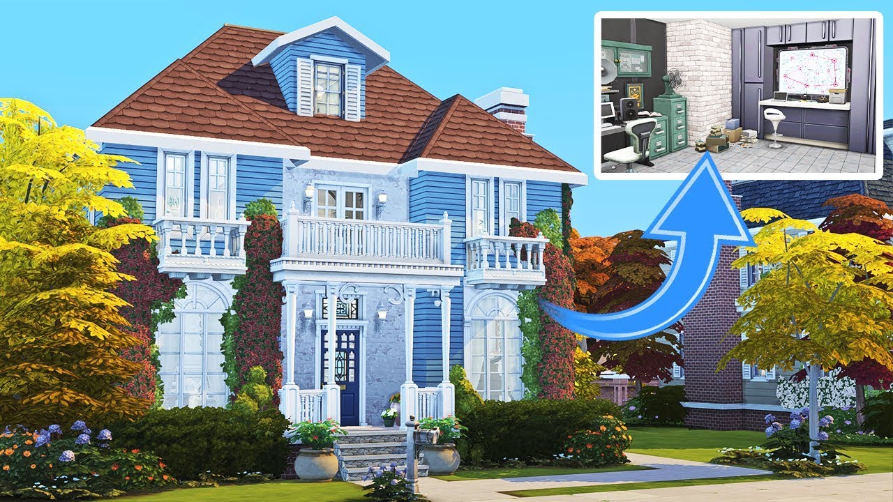 Secret Spy's House || The Sims 4: Speed Build || Part 2