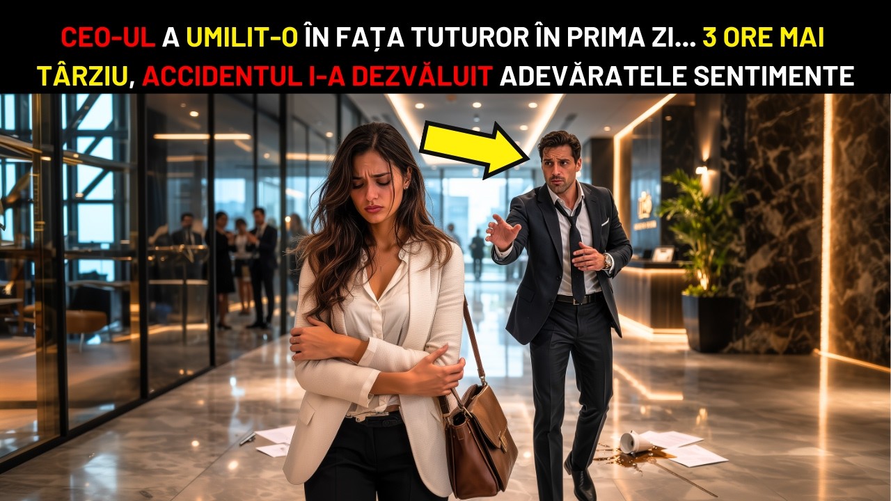CEO-UL A UMILIT-O ÎN FAȚA TUTUROR... 3 ORE MAI TÂRZIU, ACCIDENTUL I-A DEZVĂLUIT SENTIMENTELE