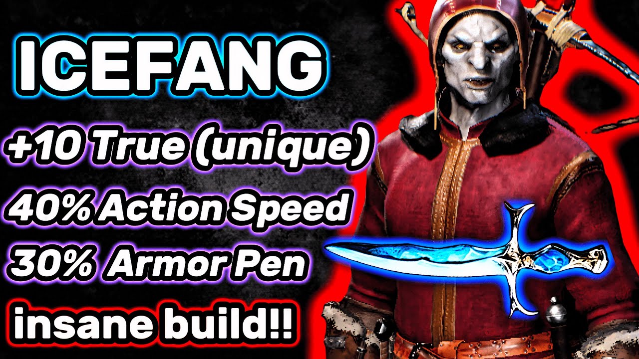 INSANE ICEFANG BUILD WITH 10 TRUE 40% ACTION SPEED 30% ARMOR PEN | Dark and Darker