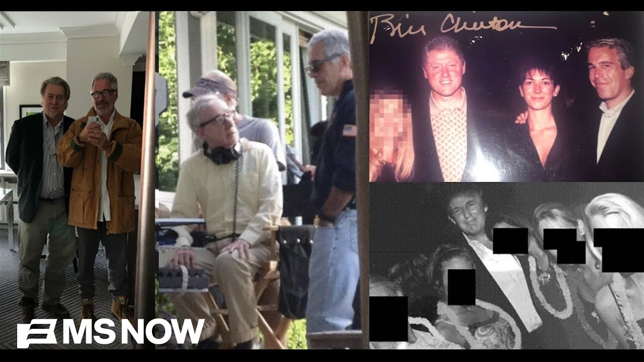 Epstein BOMBSHELL: Trump, Woody Allen, Bannon, Clinton pictures released