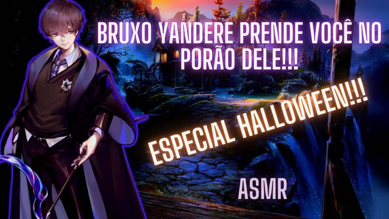 ASMR Bruxo Yandere Trancando Você no Porão Dele