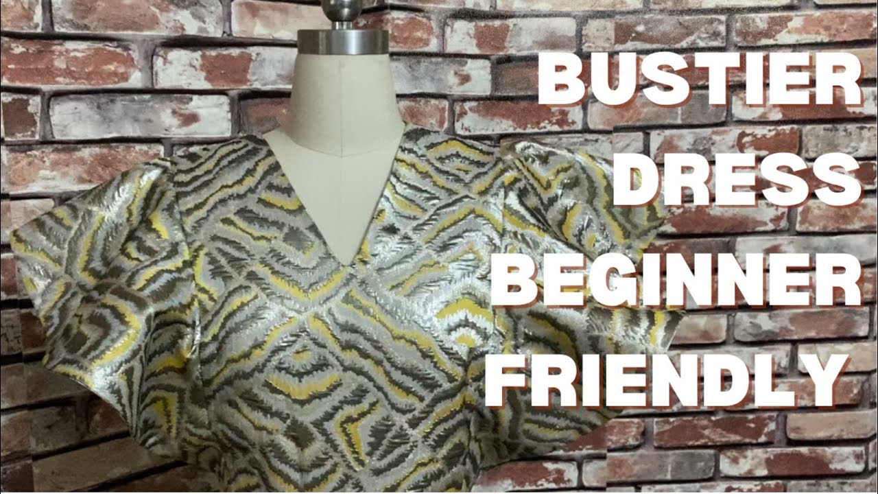 DIY Bustier Dress Pattern Drafting STEP BY STEP | BEGINNER FRIENDLY
