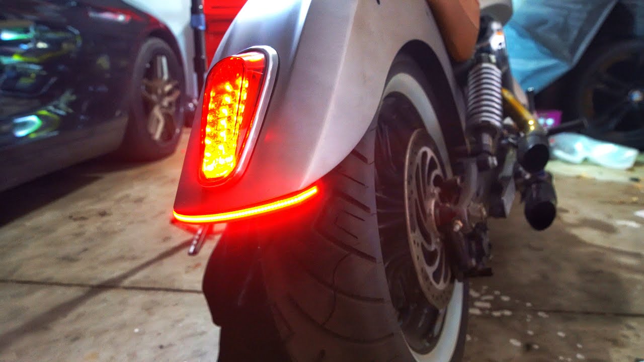 Светодиодные задние фонари и указатели поворота Radiantz Custom | Проект Indian Scout | Эпизод 12