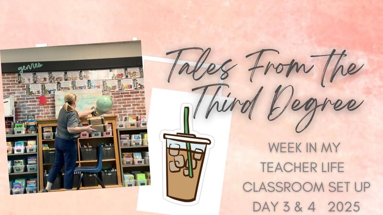 Week  in my Teacher Life! //  CLASSROOM SET UP DAY 3 & 4 // End of Day 3 Beginning of Day 4