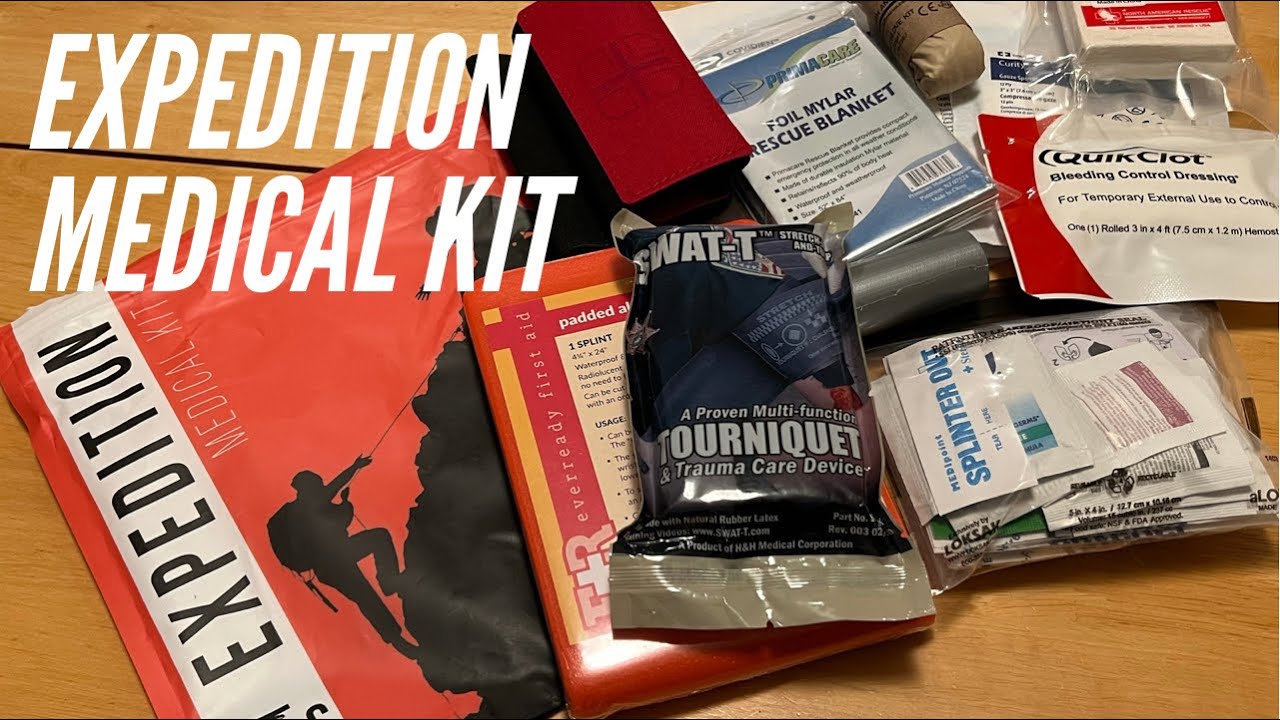 LIVE THE CREED Expedition Medical Kit: Backpacking, Survival, Bushcraft, Hiking - Solid Option