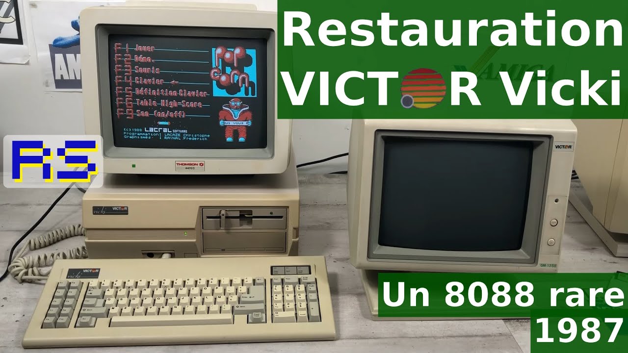 Victor Vicki, un PC XT de 1987 rare - Restauration