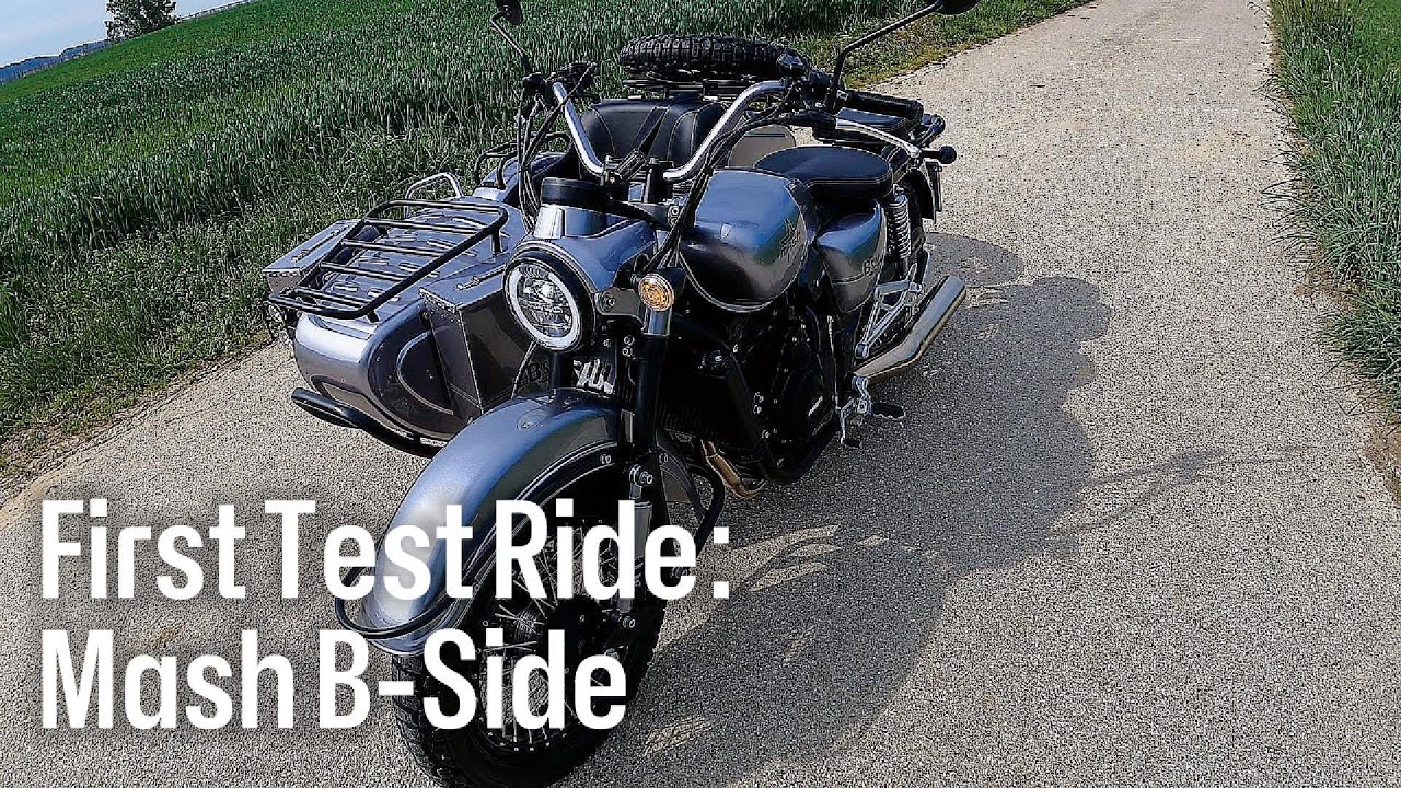 Testdrive B-Side / Probefahrt mit der MASH B-Side / Das neue Motorradgespann von Mash