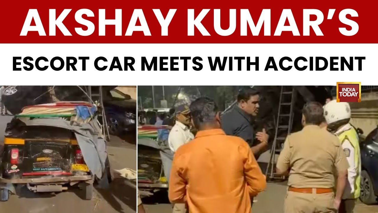 Akshay Kumar’s Convoy Involved in Crash | Auto Driver Critical in Hospital | India Today News