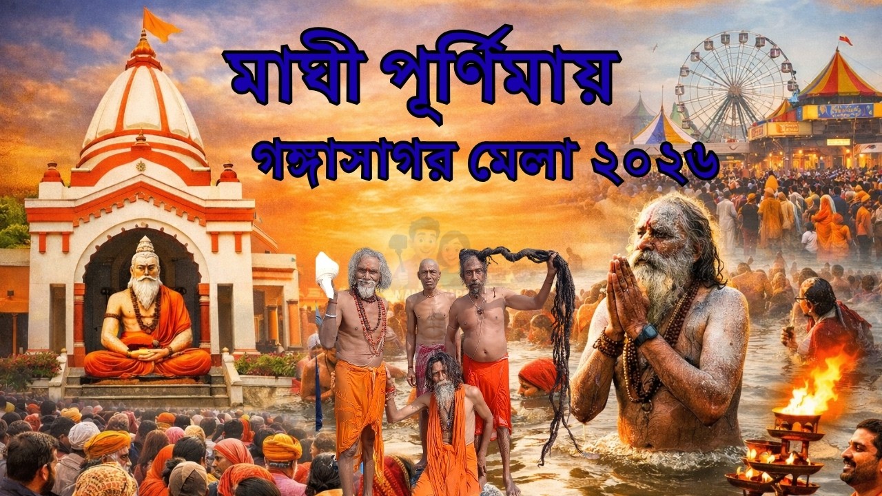 Gangasagar Mela 2026 // মাঘী পূর্ণিমায় গঙ্গাসাগর মেলা ২০২৬ #gangasagar