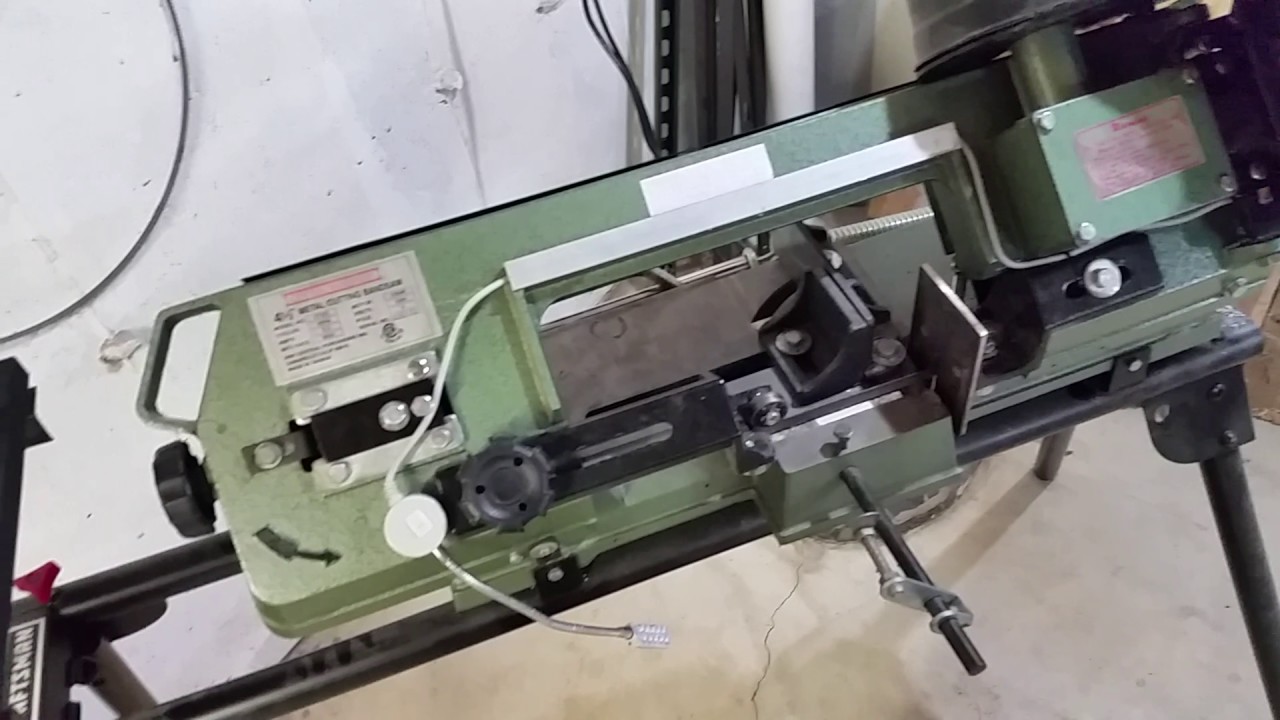 Metal cutting bandsaw mods Harbor Freight