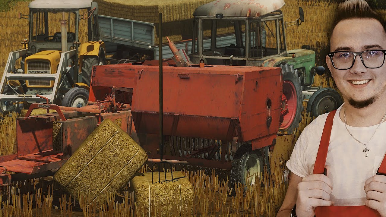 FS13 - Typowa Polska Wieś | *MOD WIDEŁ* | Prasowanie & Zbieranie Słomy | LATAJĄCY URSUS | MafiaSolec