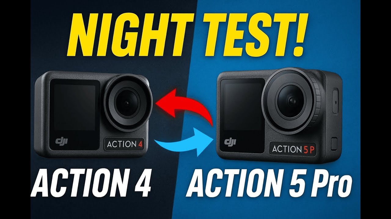 DJI Action 4 vs Action 5 Pro: Who Wins in the Dark?