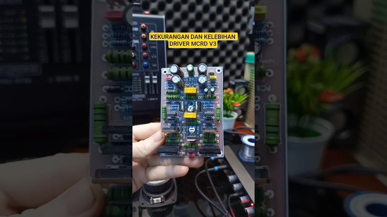 KEKURANGAN DAN KELEBIHAN DRIVER MCRD V3. #amp #elektronikk #amplifier #sound #glerr #power