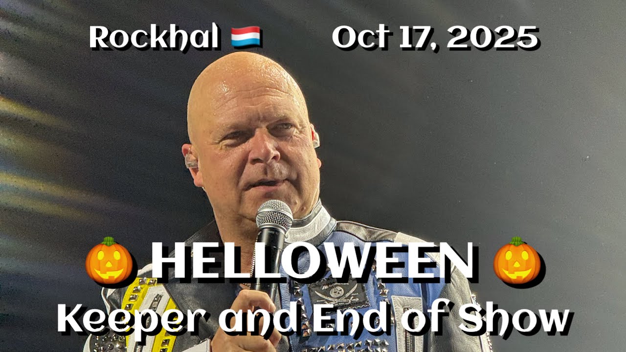 Helloween - Keeper and End of show @Rockhal, Esch, Luxembourg 🇱🇺 October 17, 2025 LIVE VERTICAL