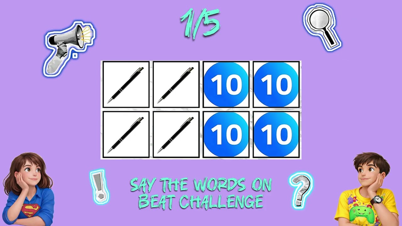 Say the Words on Beat Challenge 🎵 || Level 1 to 5 ll Easy to insane 