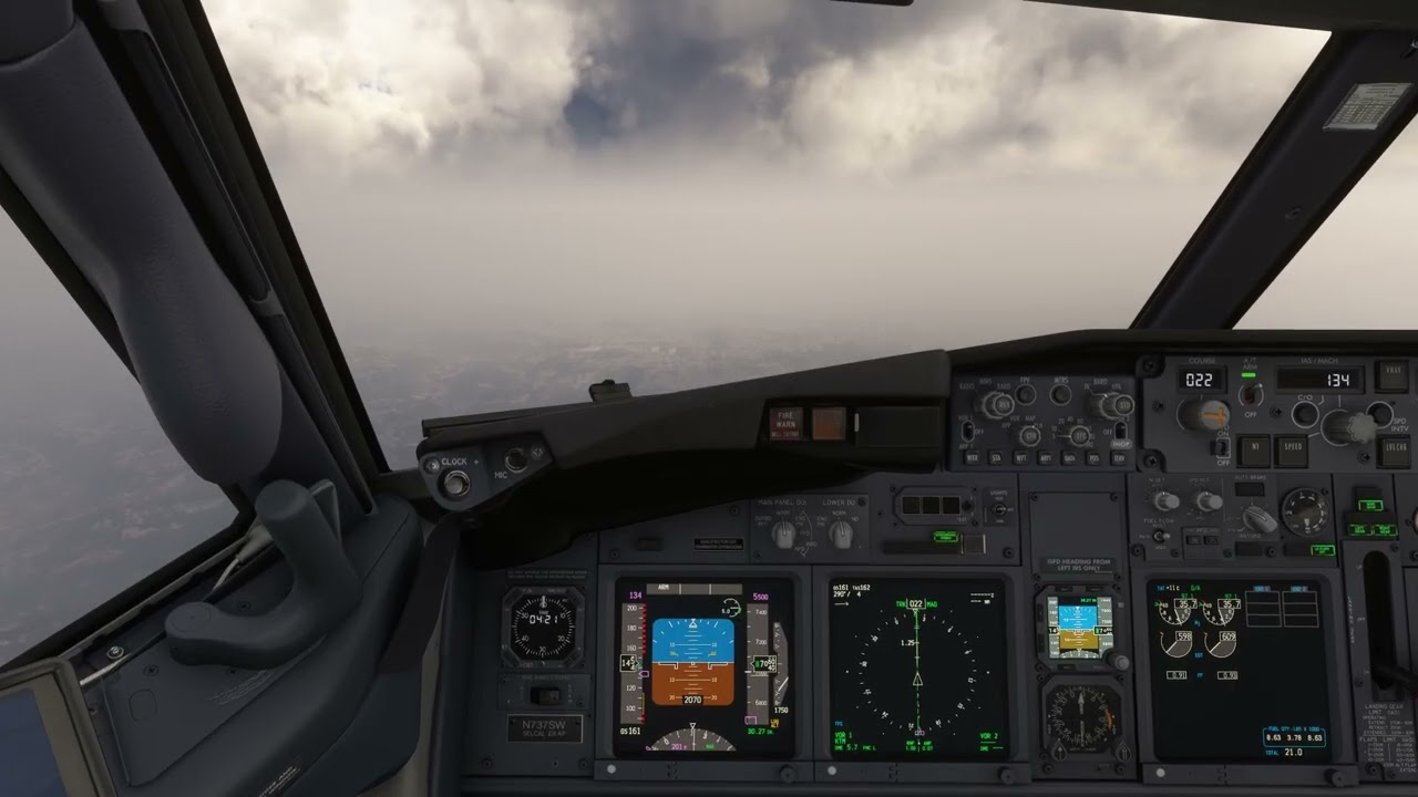 Non- Precision Approach VOR DME RNWY 02, MSFS2020