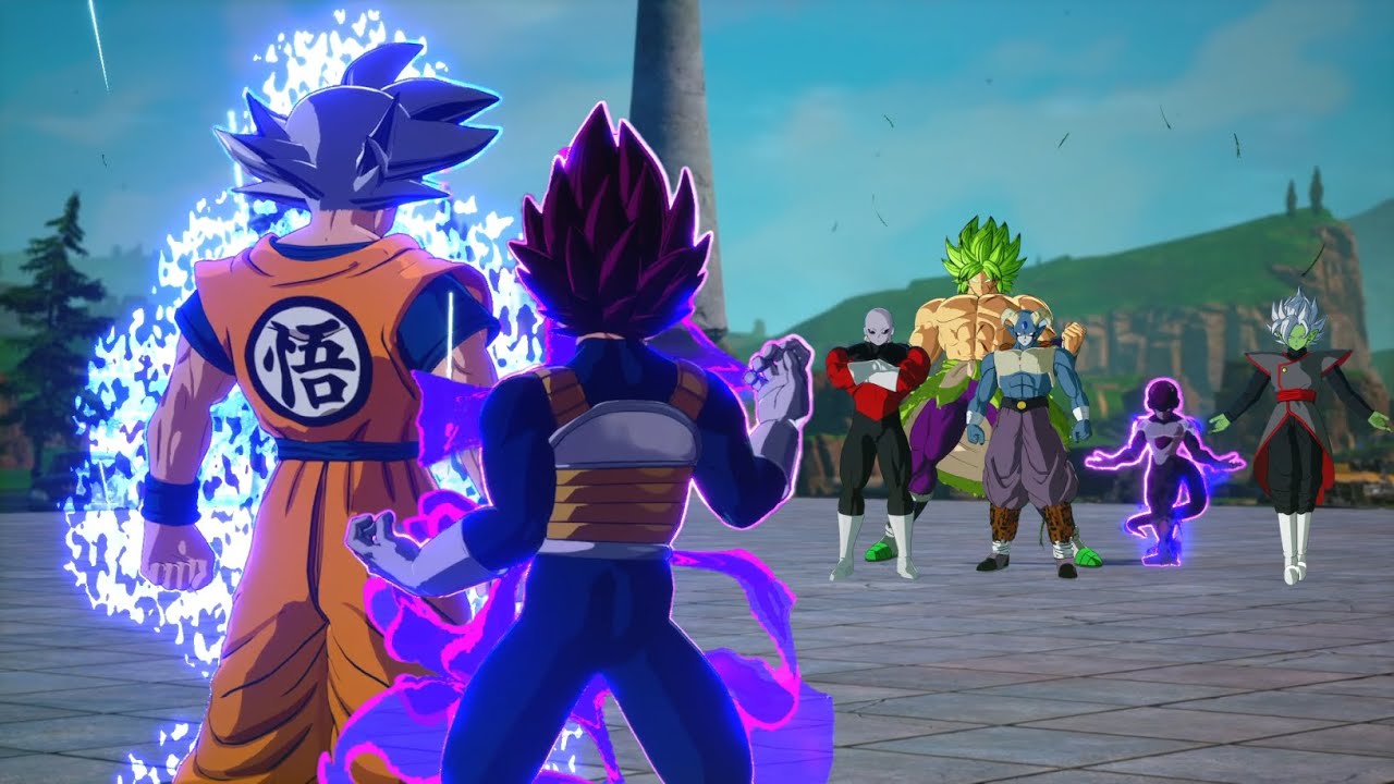Ultra Instinct Goku & Ultra Ego Vegeta Vs Super Villains - Dragon Ball Sparking! Zero