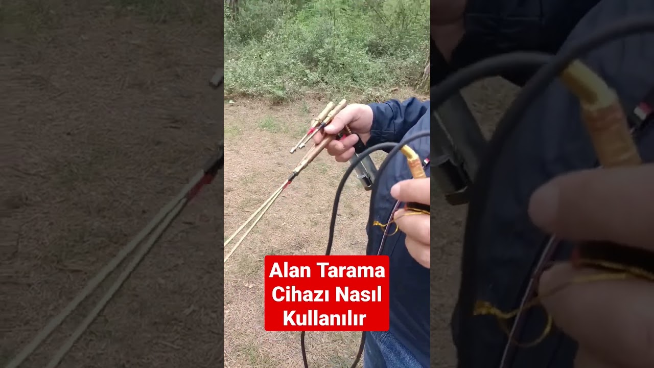 Frekanslı Altın Arama Cihazı Alan Tarama Nasıl Kullanılır #alantarama #altınarama #dedekt&ouml;r #define