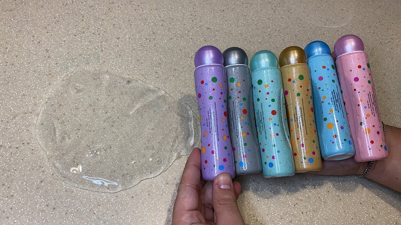 COLORINDO SLIME COM MARCADORES DE BOLA METÁLICA! (Vídeos satisfatórios)