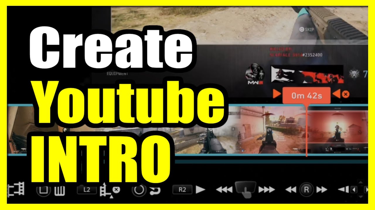 Как создать вступление для видео YouTube на Sharefactory PS5 (руководство по редактированию видео...