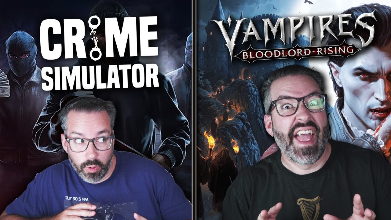 CRIMIN' IT UP!🚓 & NEW Vampire Surivival Game!🩸👀 (Crime Sim + Vampires: Bloodlord Rising)