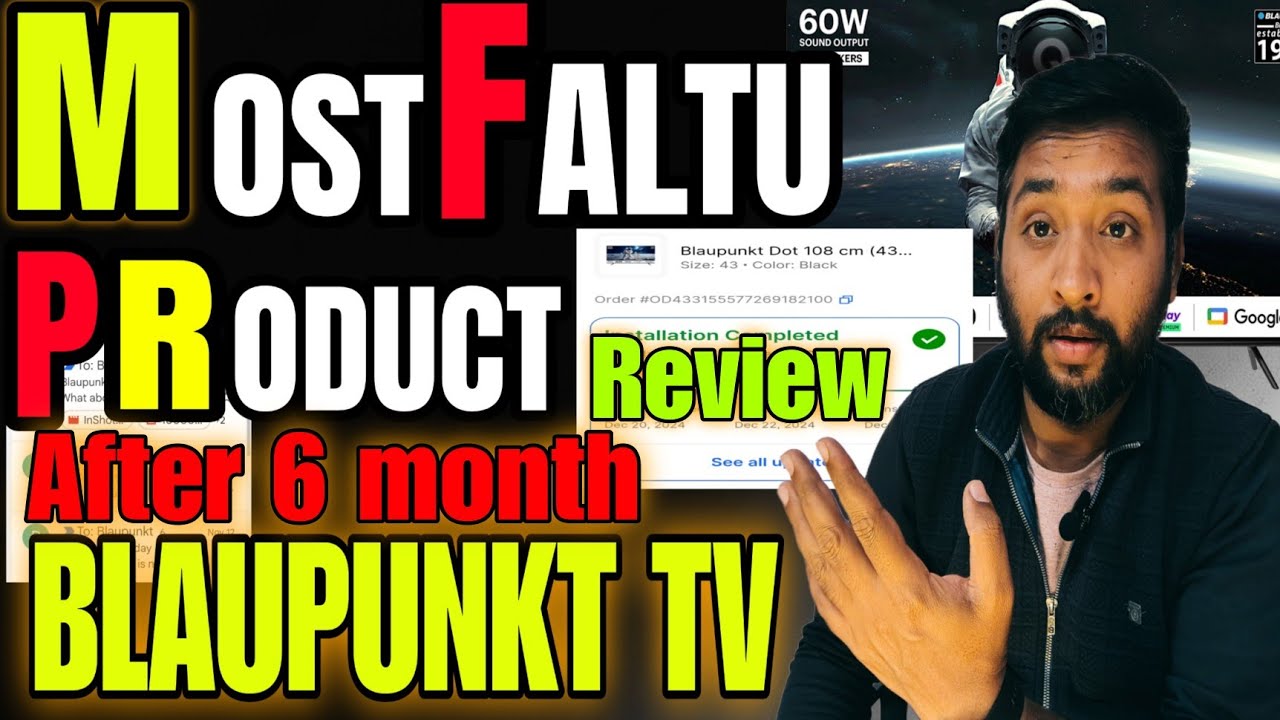 BLAUPUNKT TV 2nd review after 6 month ll Movie React by krishna