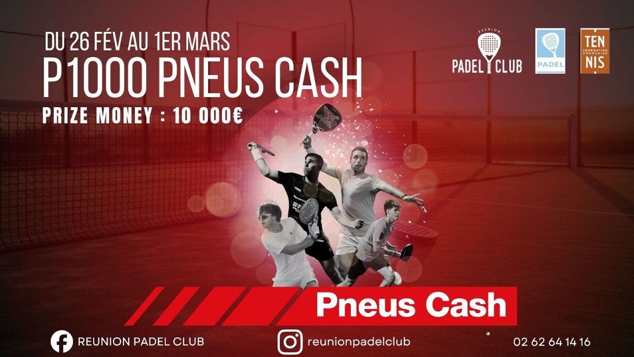 P100  - Réunion Padel Club by PNEUS CASH - 1/2