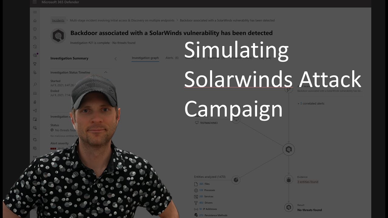 Solarwinds and SUNBURST attacks compromised my lab!