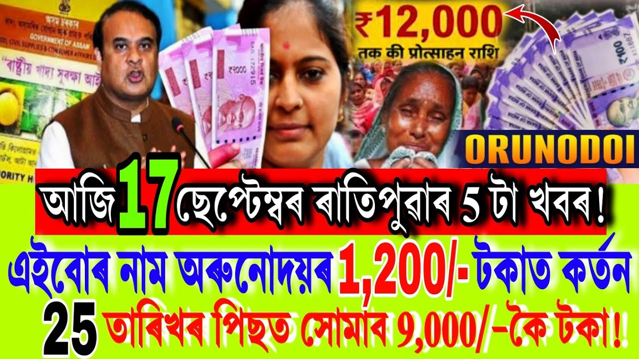 এইবোৰ নাম অৰুনোদয়ৰ 1,200/-টকাত কৰ্তন // Assamese New Today // Orunodoi Budget 2026 Assam // Shopping
