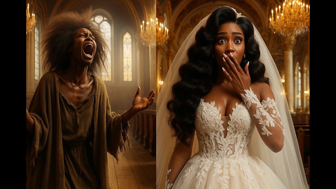 Une femme folle a interrompu son mariage en criant « Mariée, enlève ta perruque #trahison