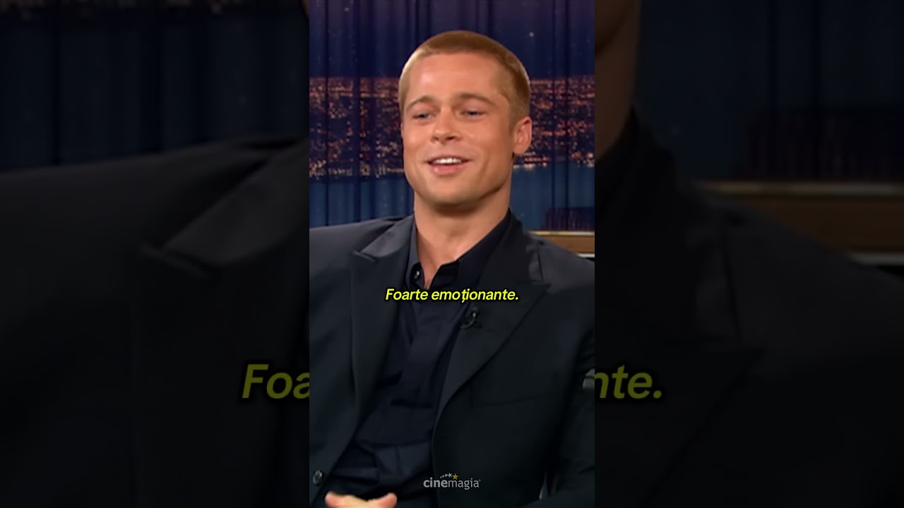 Brad Pitt - Ce vorbea Aniston &icirc;n somn #Cinemagia #BradPitt #JenniferAniston #cinemagiaro
