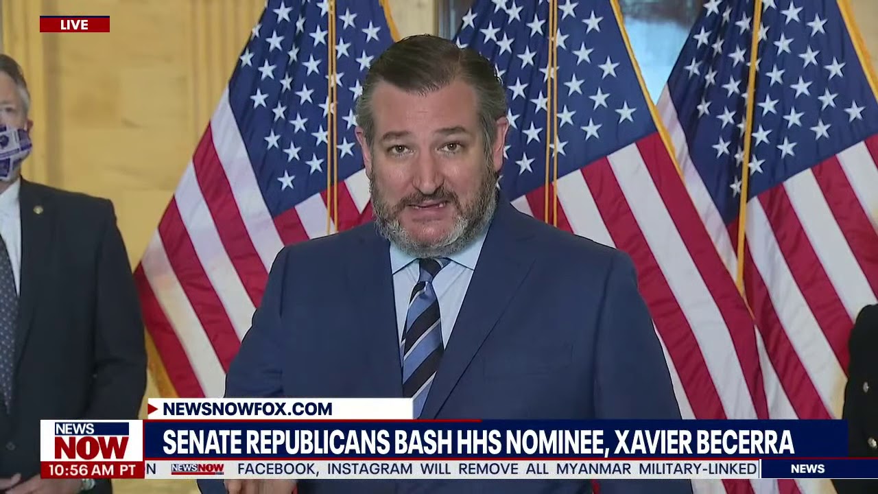 Ted Cruz Mode: Senator blasts Biden's pick for HHS Secretary, Xavier Becerra