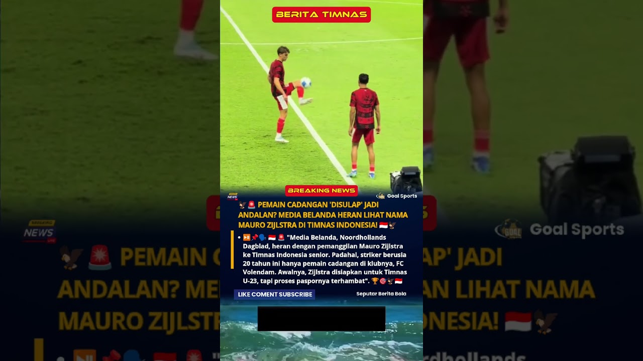 Pemain Cadangan 'Disulap' Jadi Andalan? Media Belanda Heran Lihat Mauro Zijlstra di Timnas Indonesia