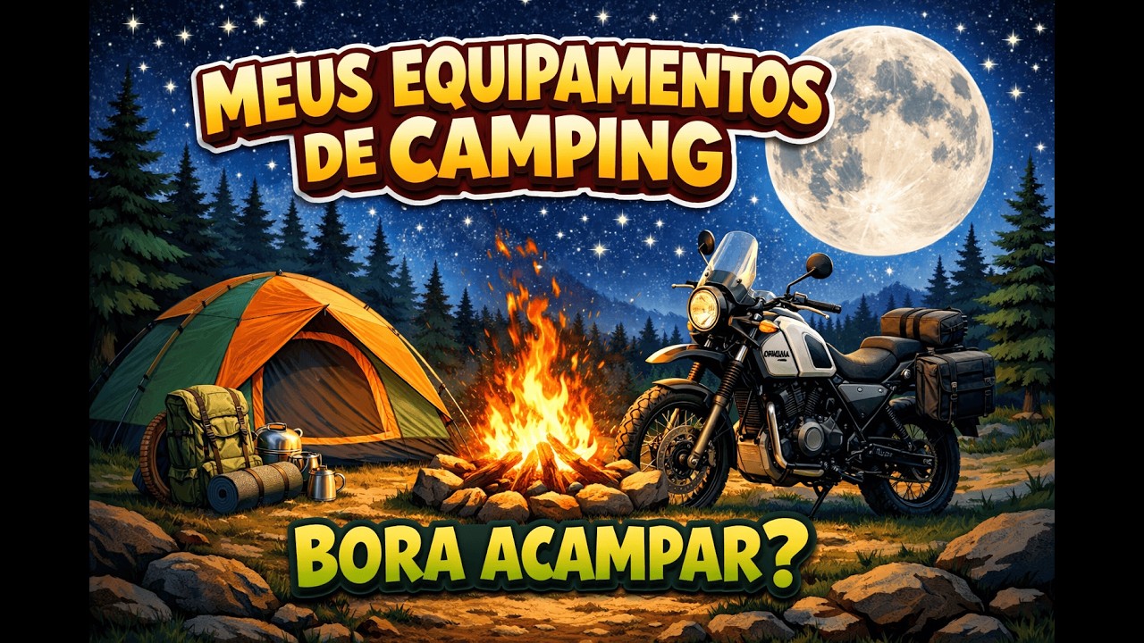 Do Básico ao Avançado: Equipamentos para Moto Camping