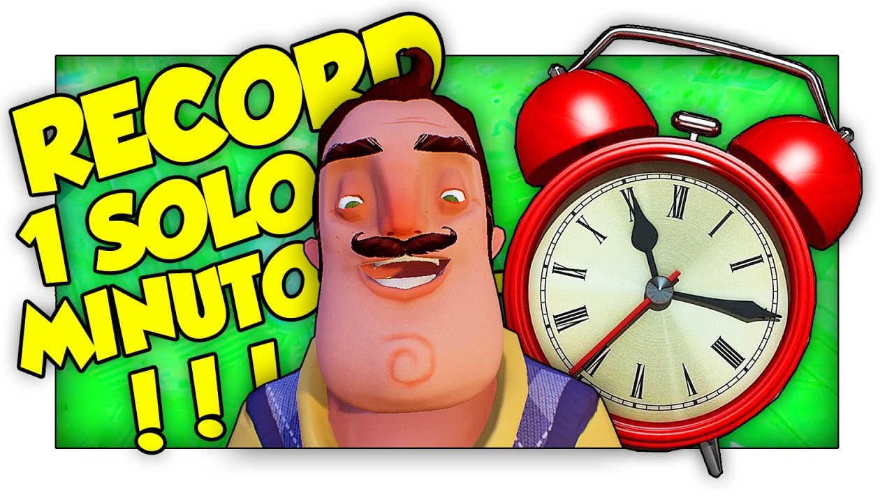 HO FINITO HELLO NEIGHBOR IN MENO DI 1 MINUTO! (SENZA TRUCCHI E MOD) - Gameplay ITA