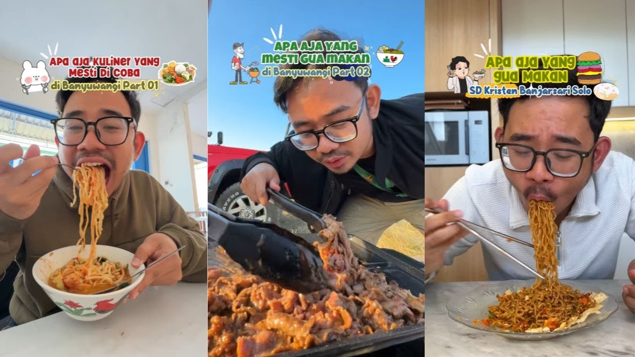 Kuliner Apa Aja Di Banyuwangi, Cobain Jajanan SD, Dan Jajanan Import Toko Asia Bareng Tikoker Ravie
