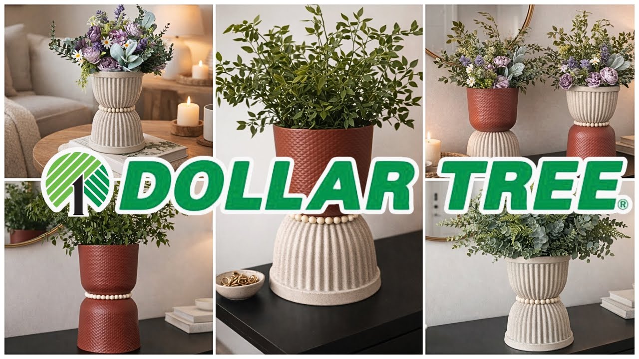 3 NEW Dollar Tree Planter DIYs That Look HIGH-END | Extremely Easy Budget Decor (Part 2)