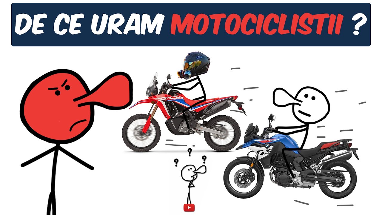 DE CE URAM MOTOCICLISTII