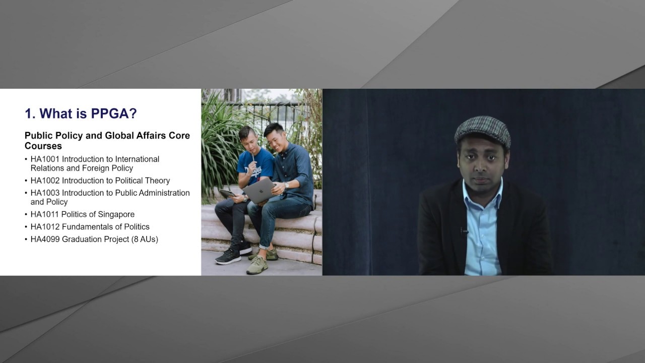 What is NTU Public Policy and Global Affairs (PPGA) about?