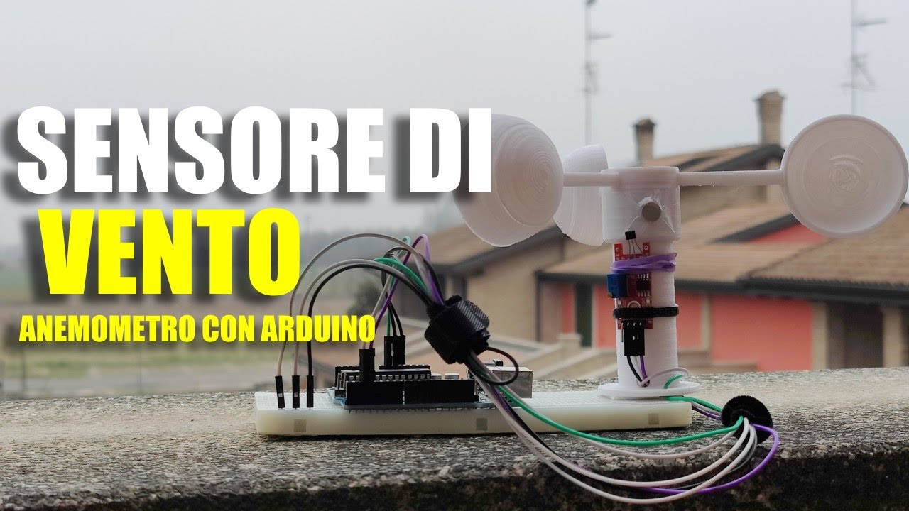 ANEMOMETRO CON ARDUINO - SENSORE PER IL VENTO SEMPLICISSIMO!