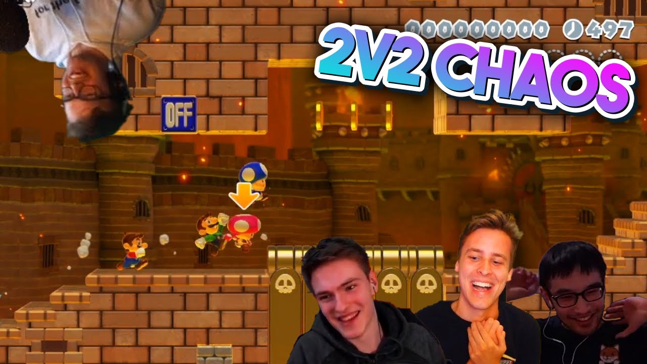 You've NEVER Seen Mario Maker 2 Like THIS Before.. (ft. LilKirbs, PangaeaPanga, RedFalcon)