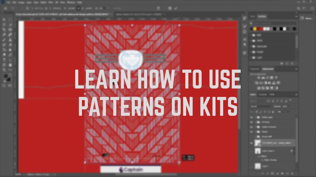 LEARN HOW TO USE PATTERNS ON KITS