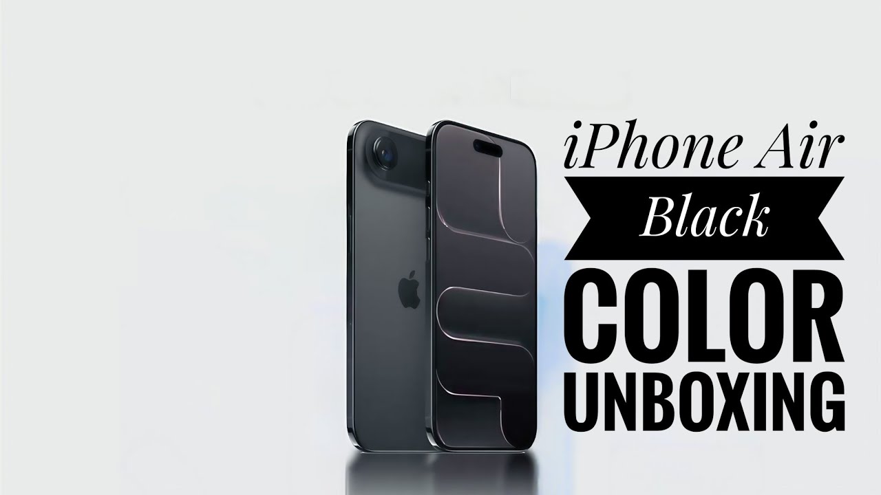 iPhone Air Black Color Unboxing & Initial Review | Exclusive Look by Rashed Vai Tech