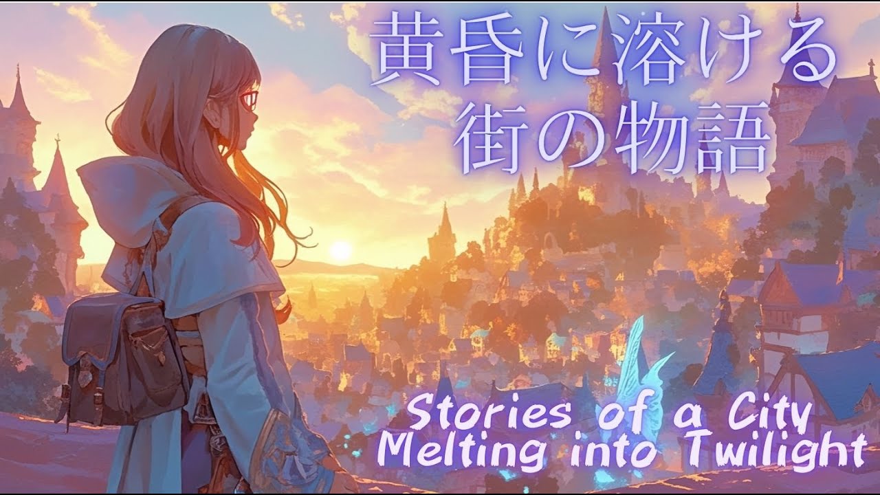 【異世界ケルト音楽】黄昏に溶ける街の物語【作業用・睡眠用・リラックスBGM】