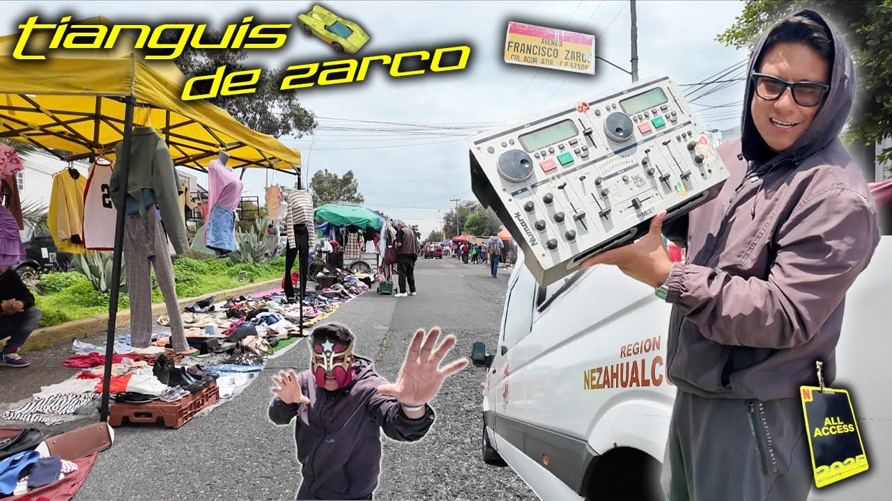 Tianguis de la Zarco (Reproductor y mezcladora NUMARK)