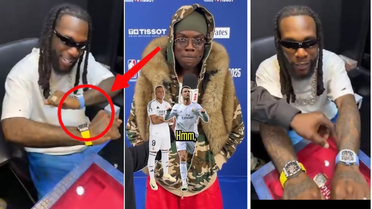 Burna Boy buy $1.3 Million Richard Mille Watches As Rema Choose Mbappe, Ronaldo and ?