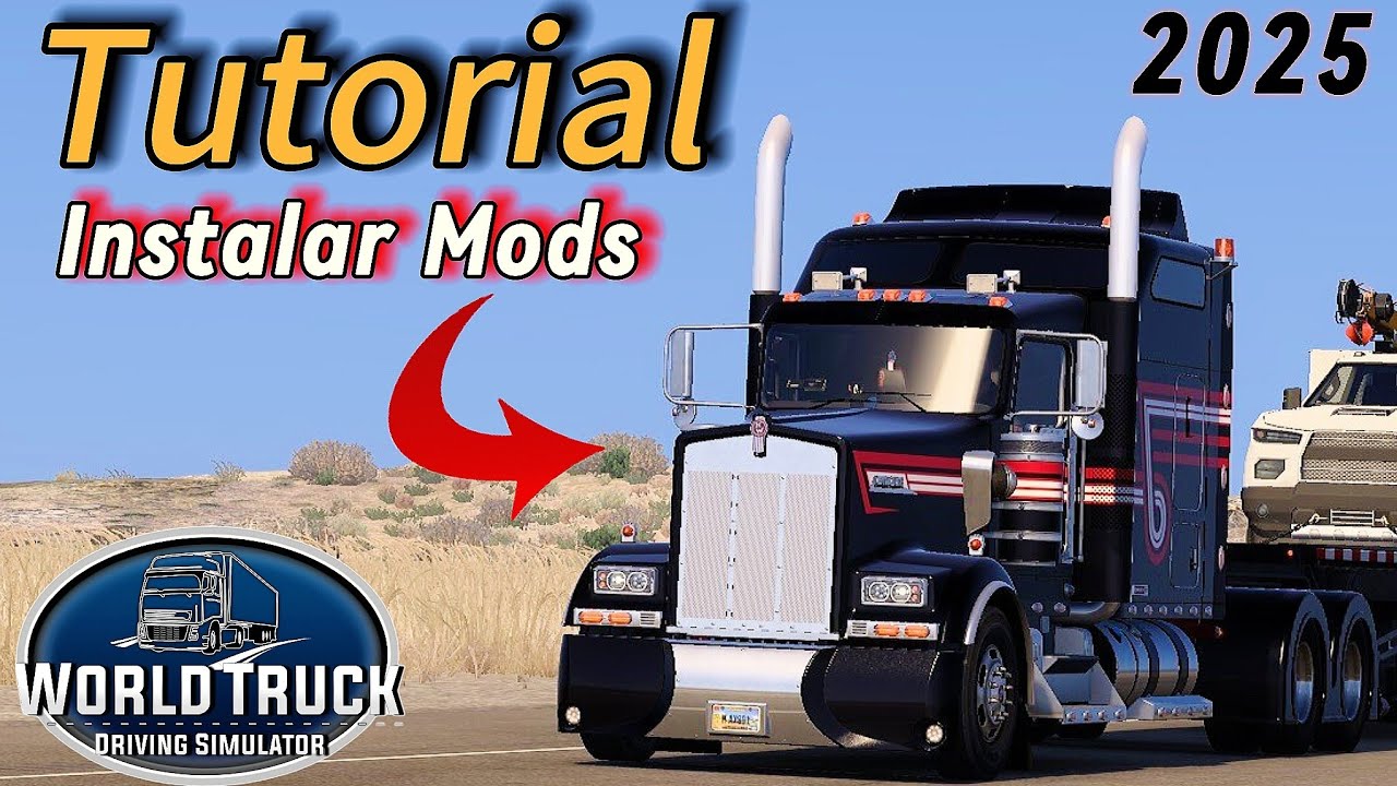🛠️ Tutorial de cómo descargar e instalar MODS en World Truck Driving Simulator 2025 📲